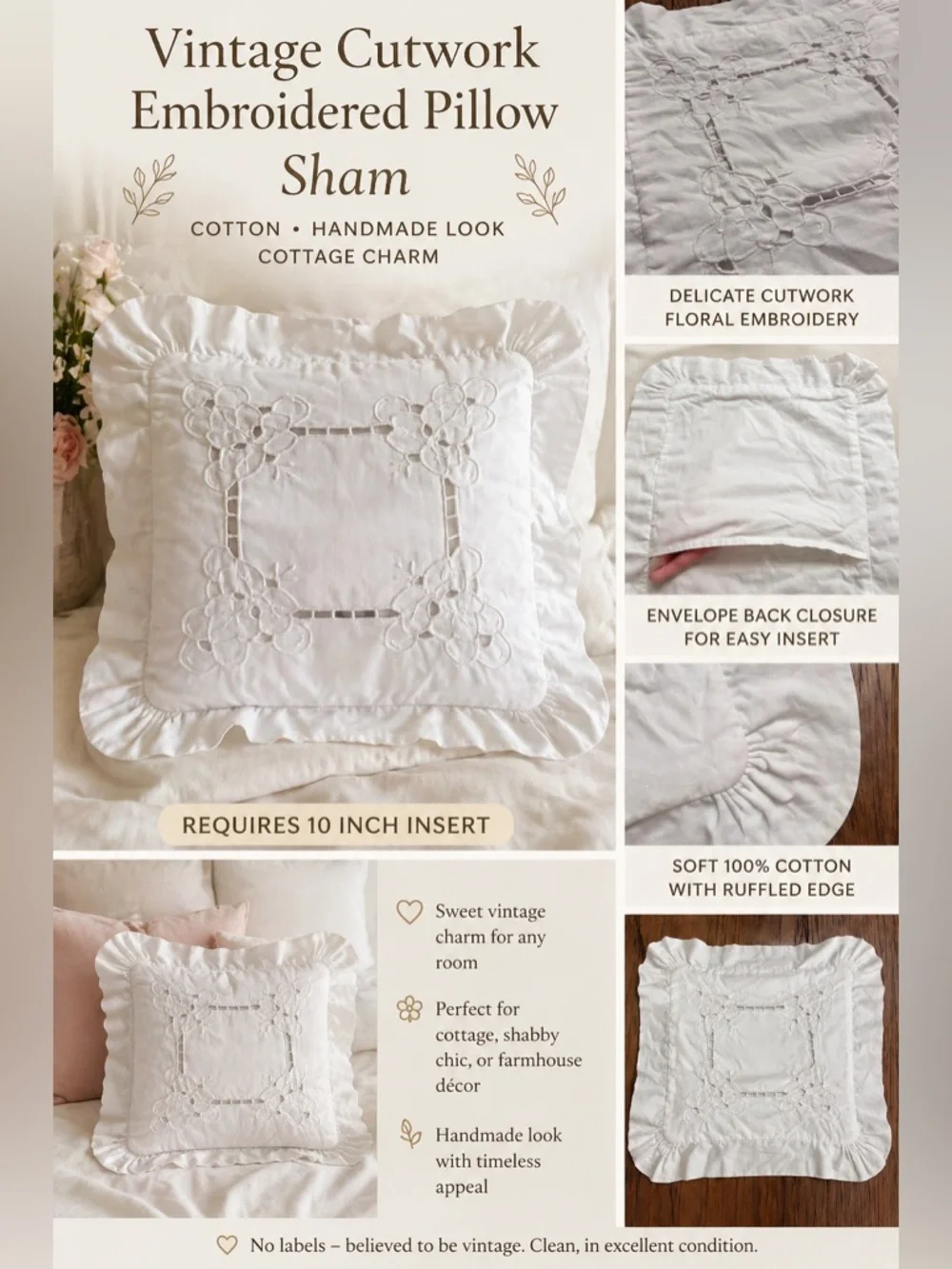 Handmade delicate timeless